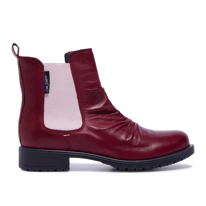 Carl Scarpa Cavalina Bordo Leather Ankle Boots Women Leather Ankle Boots
