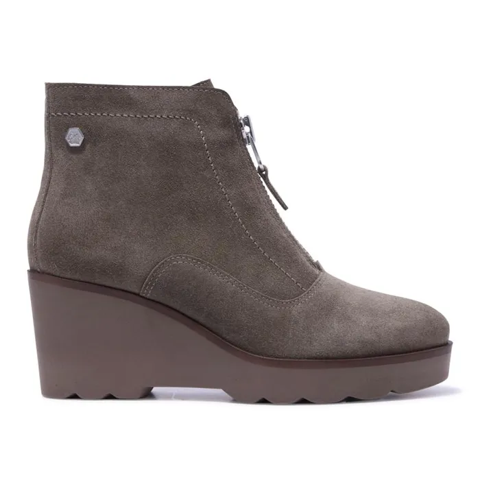 Carl Scarpa Kelania Grey Suede Ankle Boots Women Suede Ankle Boots