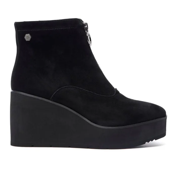 Carl Scarpa Koliana Black Suede Ankle Boots Women Suede Ankle Boots