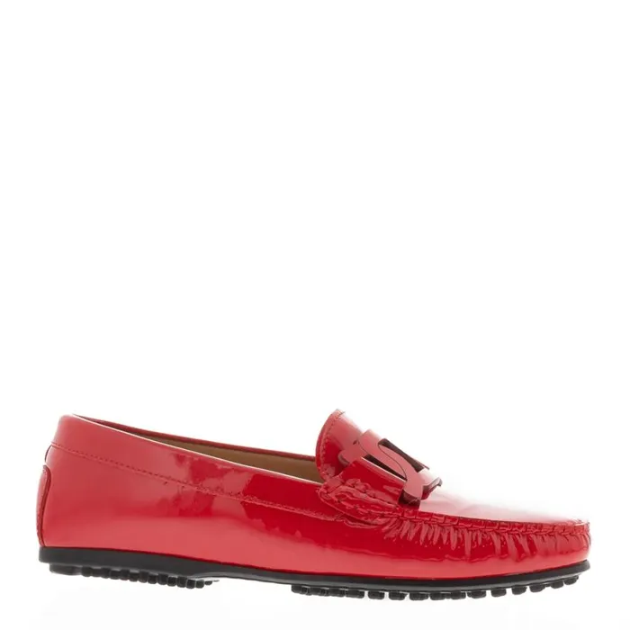 Carl Scarpa Martedi Red Leather Penny Loafers Women Bestselling
