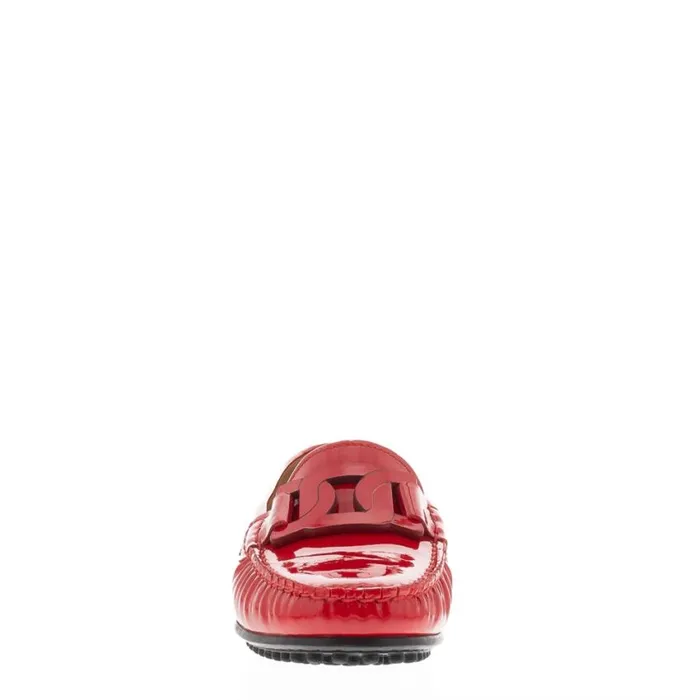 Carl Scarpa Martedi Red Leather Penny Loafers Women Bestselling