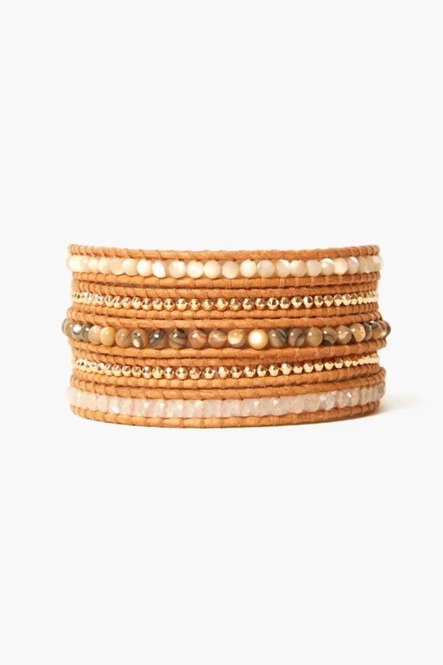 Chan Luu Bracelets Women Santi Wrap Bracelet Natural Mix