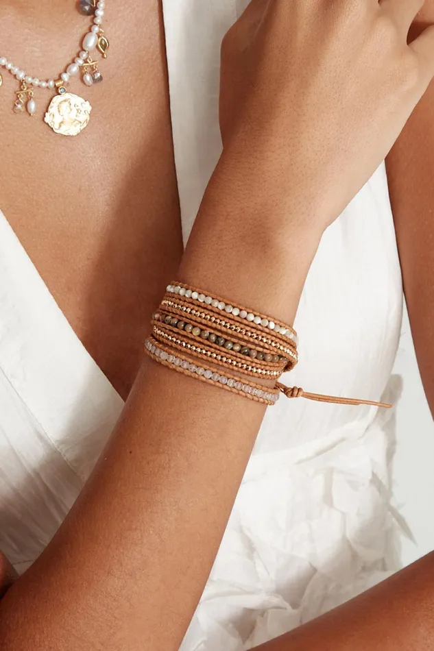 Chan Luu Bracelets Women Santi Wrap Bracelet Natural Mix