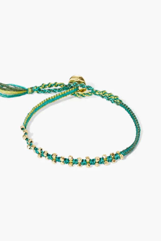 Chan Luu Bracelets Women Zana Single Wrap Bracelet Green Mix