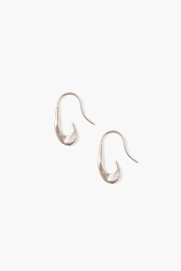Chan Luu Earrings Women Gala Crescent Earrings Mini Silver