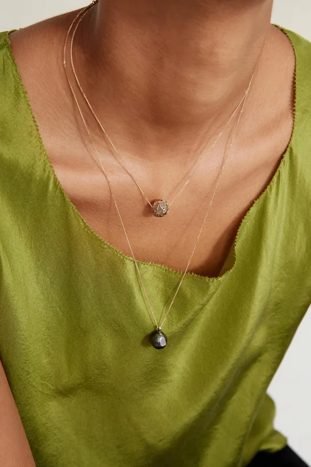 Chan Luu Necklaces Women 14k Iris Necklace Tahitian Pearl