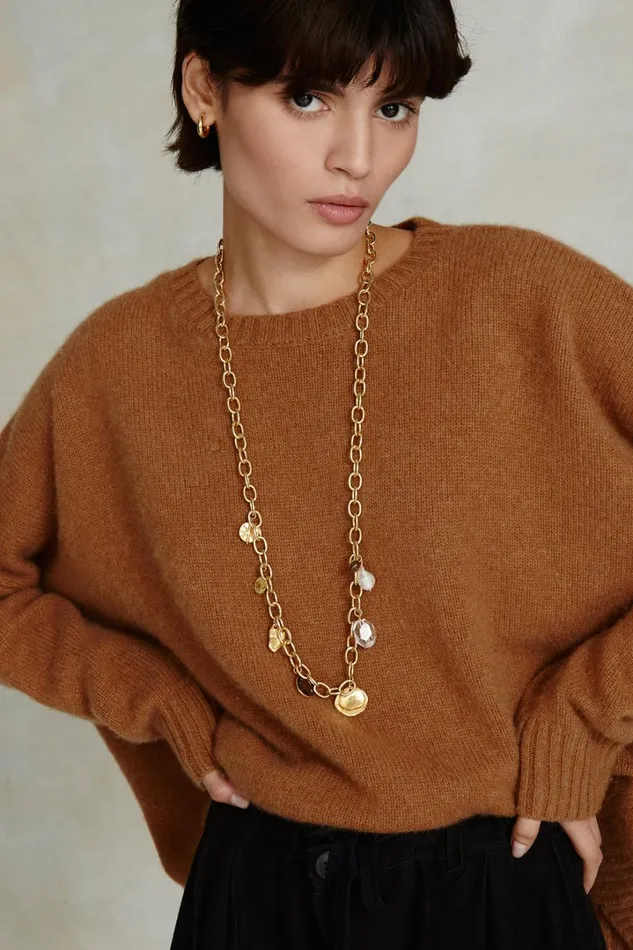 Chan Luu Necklaces Women Anya Necklace Gold Mix