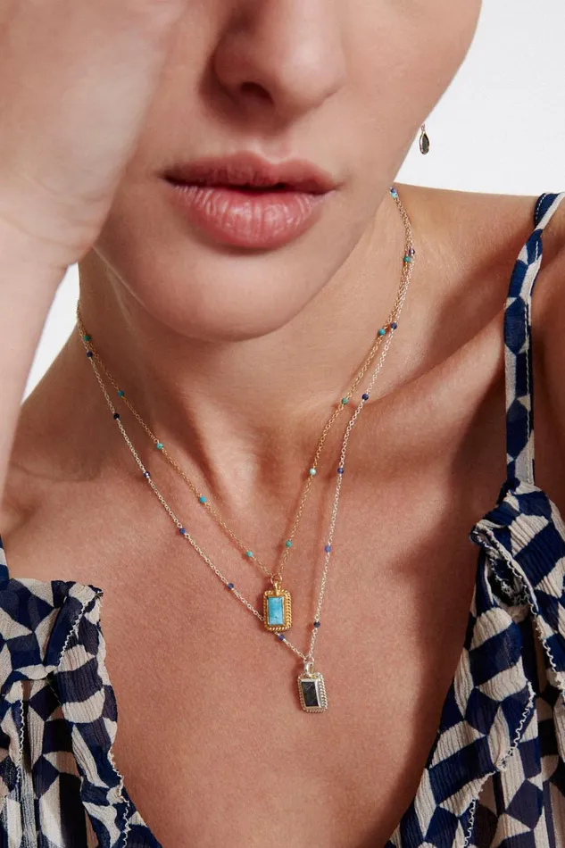 Chan Luu Necklaces Women Aura Necklace Turquoise