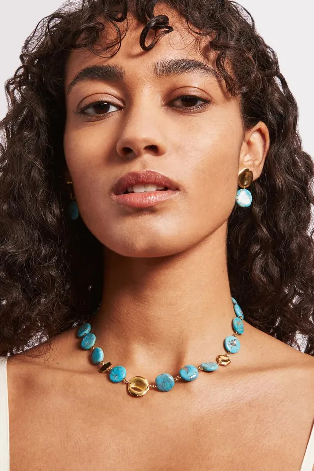 Chan Luu Necklaces Women Coin Necklace Turquoise
