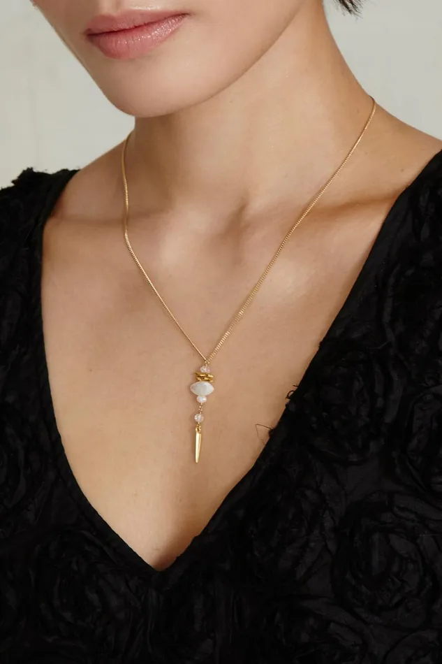 Chan Luu Necklaces Women Lisbeth Necklace Moonstone Mix