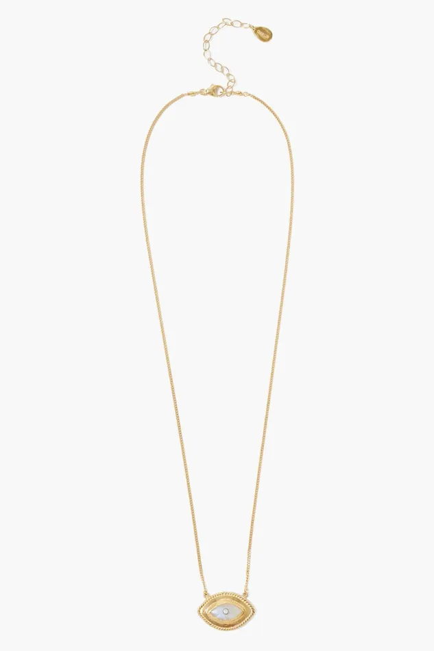 Chan Luu Necklaces Women Mariya Evil Eye Necklace Moonstone