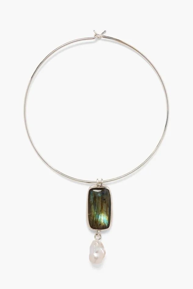 Chan Luu Necklaces Women Soledad Collar Necklace Labradorite