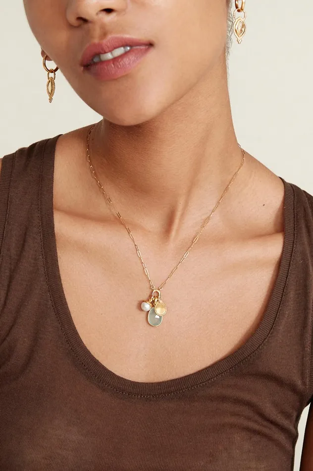 Chan Luu Necklaces Women Vivienne Charm Necklace Gold Mix