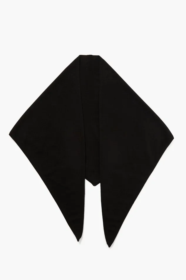 Chan Luu Scarves Women Triangle Scarf Black
