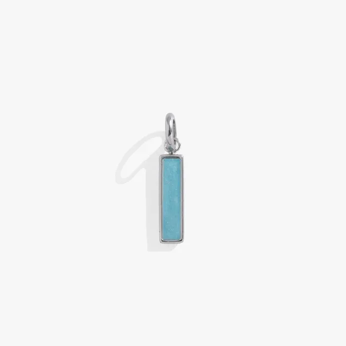 Charms Women Alex And Ani Blue Quartz Gemstone Interchangeable Bar Charm Stainless Steel Silver Charms Women Alex And Ani Blue Quartz Gemstone Interchangeable Bar Charm Stainless Steel Silver