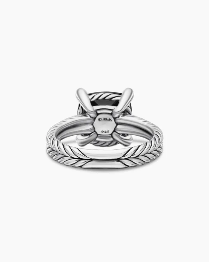 Chatelaine Ring In Sterling Silver With Diamonds 11mm Women David Yurman Statement Chatelaine Ring In Sterling Silver With Diamonds 11mm Women David Yurman Statement