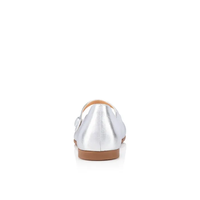 Christian Louboutin Ballerinas Kids Melodie Chick Ballerinas 8211 Nappa Leather 8211 Silver