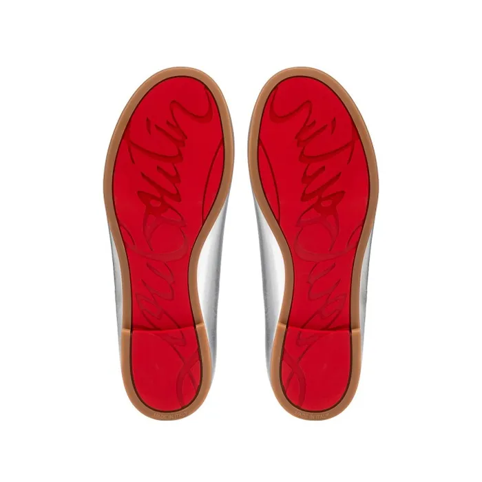 Christian Louboutin Ballerinas Kids Melodie Chick Ballerinas 8211 Nappa Leather 8211 Silver