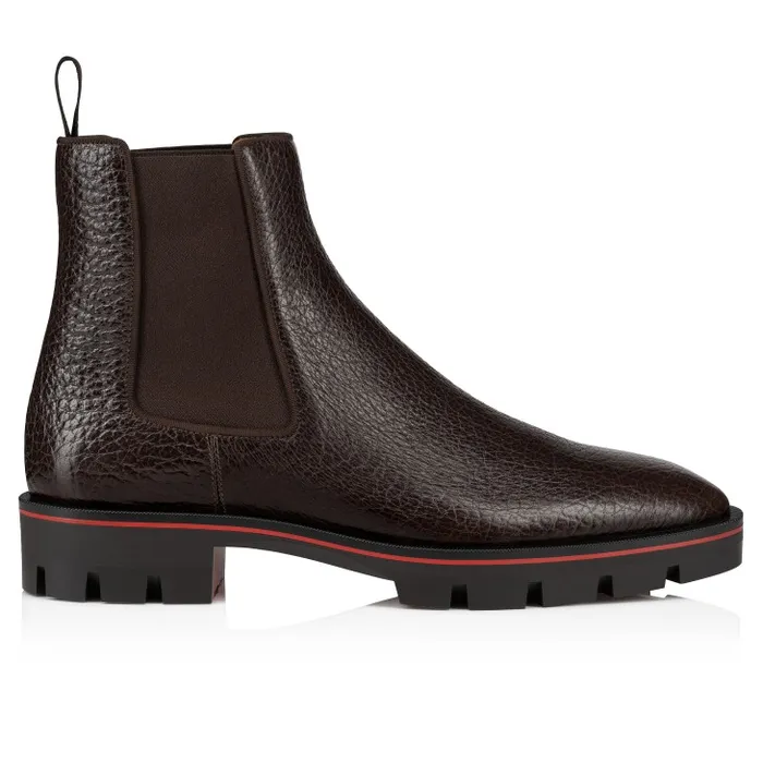 Christian Louboutin Boots Men Alpinosol Boots 8211 Grained Calf Leather 8211 Corteccia Christian Louboutin Boots Men Alpinosol Boots 8211 Grained Calf Leather 8211 Corteccia