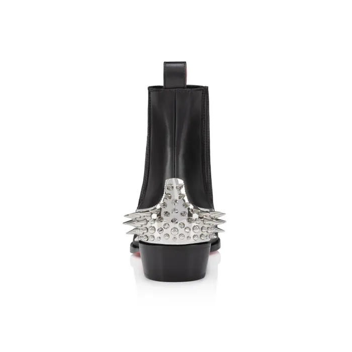 Christian Louboutin Boots Men Cheliviss Meteor Boots 8211 Calf Leather And Spikes 8211 Black