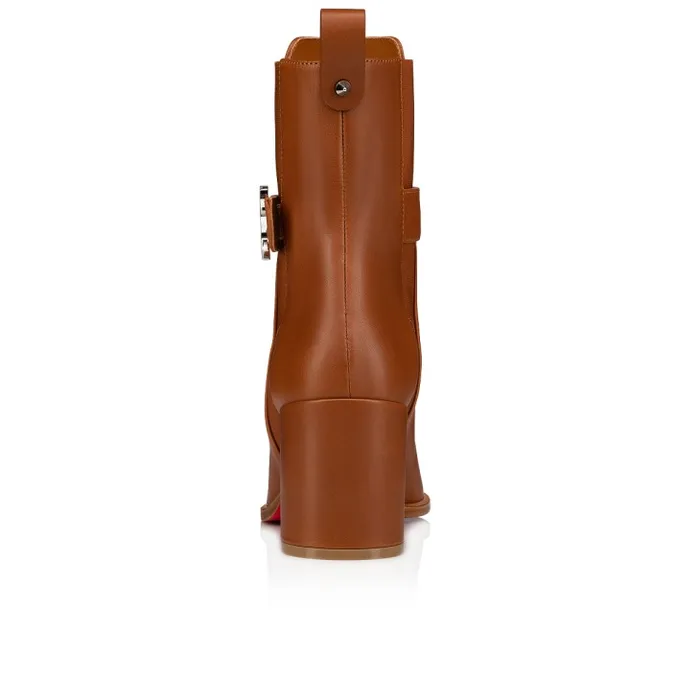 Christian Louboutin Boots Women CL Chelsea Booty 70 Mm Low Boots 8211 Calf Leather 8211 Cuoio
