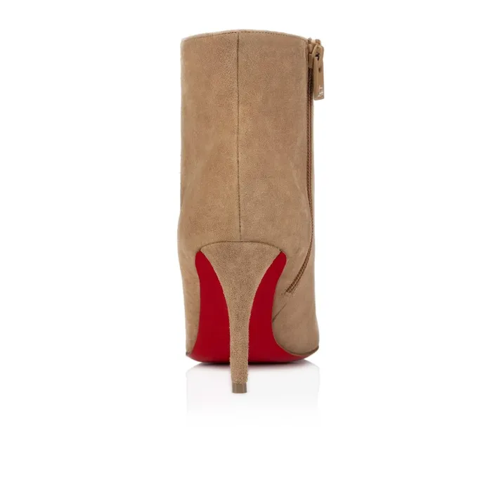 Christian Louboutin Boots Women So Apostropha Booty 80 Mm Low Boots 8211 Veau Velours 8211 Lionne