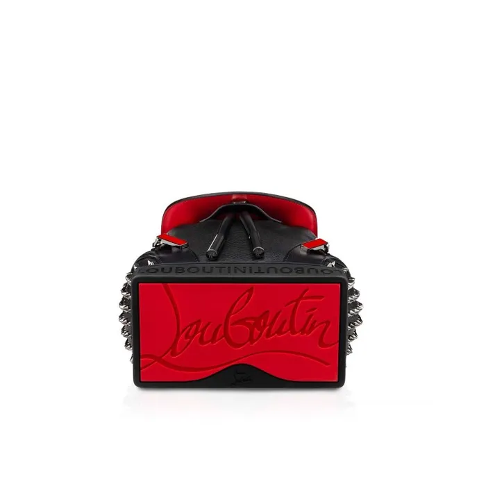 Christian Louboutin Crossbody Bags Men Explorafunk Small Backpack 8211 Calf Leather And Spikes 8211 Black