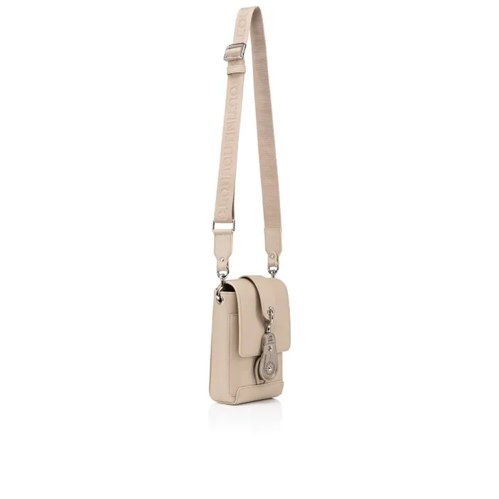 Christian Louboutin Crossbody Bags MenWomen Groovy Crossbody Bag 8211 Alpin Calf Leather 8211 Saharienne