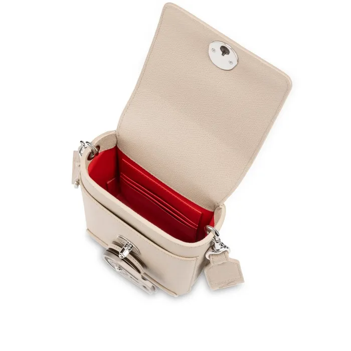 Christian Louboutin Crossbody Bags MenWomen Groovy Crossbody Bag 8211 Alpin Calf Leather 8211 Saharienne