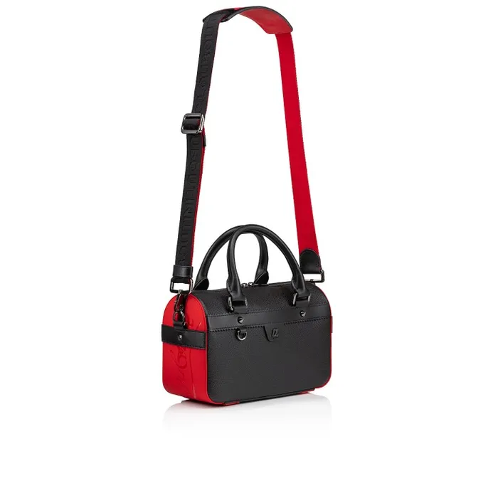 Christian Louboutin Crossbody Bags MenWomen Ruisbuddy Small Messenger Bag 8211 Grained Calf Leather And Rubber 8211 Black