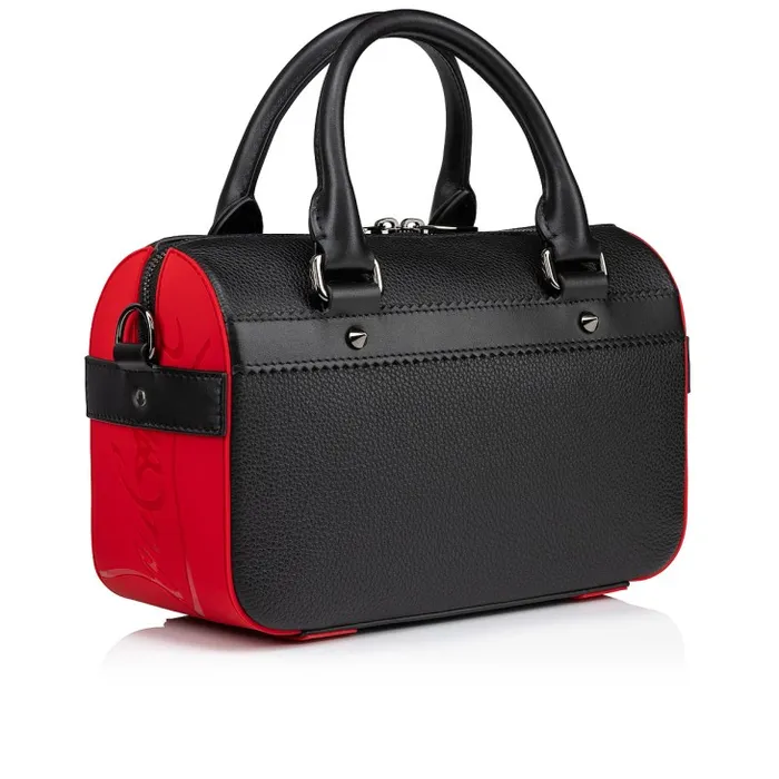 Christian Louboutin Crossbody Bags MenWomen Ruisbuddy Small Messenger Bag 8211 Grained Calf Leather And Rubber 8211 Black