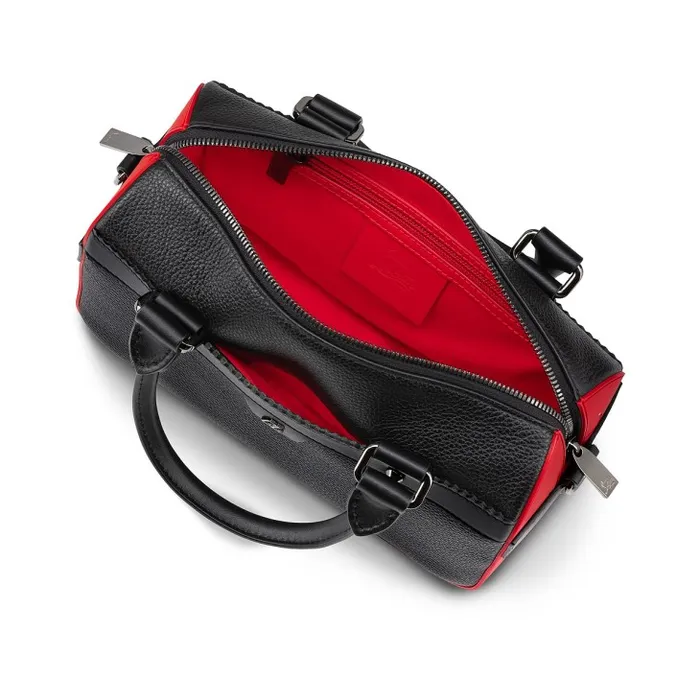 Christian Louboutin Crossbody Bags MenWomen Ruisbuddy Small Messenger Bag 8211 Grained Calf Leather And Rubber 8211 Black