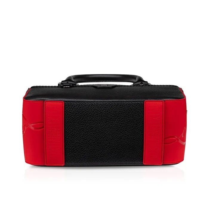 Christian Louboutin Crossbody Bags MenWomen Ruisbuddy Small Messenger Bag 8211 Grained Calf Leather And Rubber 8211 Black