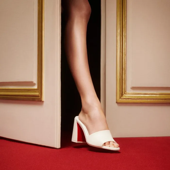 Christian Louboutin Mules Women Jane Mule 85 Mm Mules 8211 Nappa Leather 8211 Bianco