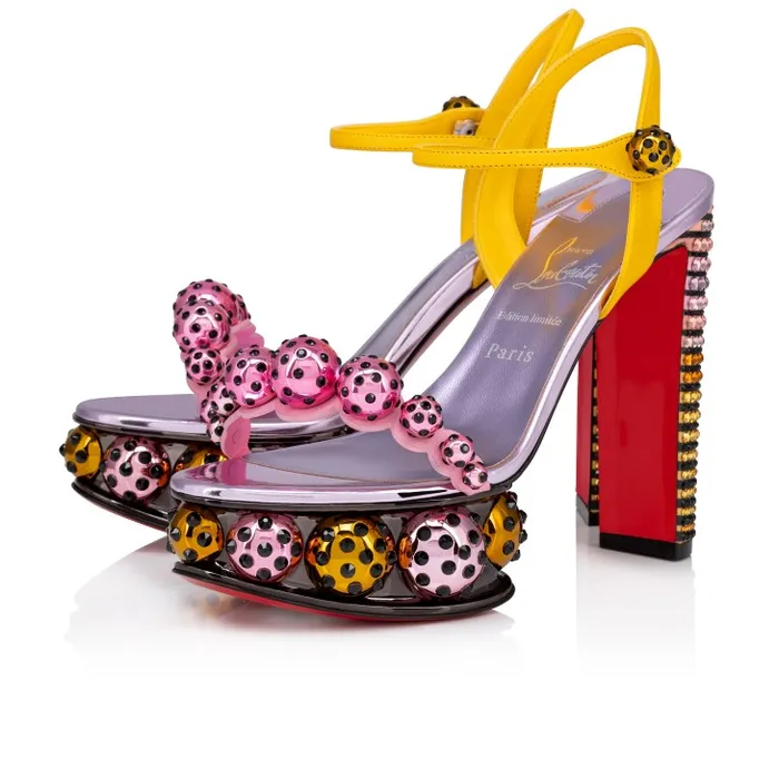 Christian Louboutin Platforms Women Atmospherica Strass Aftersun 130 Mm Sandals 8211 Aftersun Printed Nappa Leather 8211 Multicolor Christian Louboutin Platforms Women Atmospherica Strass Aftersun 130 Mm Sandals 8211 Aftersun Printed Nappa Leather 8211 Multicolor