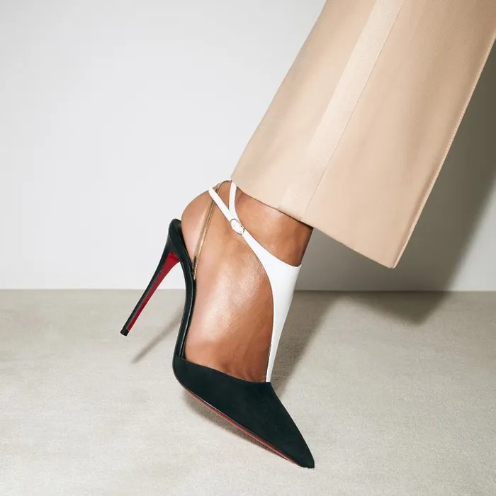 Christian Louboutin Pumps Women Athina Pump 100 Mm Pumps 8211 Nappa Leather And Suede 8211 Black Christian Louboutin Pumps Women Athina Pump 100 Mm Pumps 8211 Nappa Leather And Suede 8211 Black