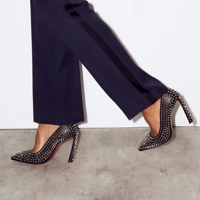 Christian Louboutin Pumps Women Condora Spikes 100 Mm Pumps 8211 Nappa Leather 8211 Black Christian Louboutin Pumps Women Condora Spikes 100 Mm Pumps 8211 Nappa Leather 8211 Black
