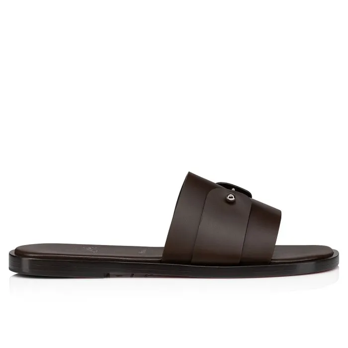 Christian Louboutin Sandals and Espadrilles Men Chambelimule Mules 8211 Calf Leather 8211 Cosme