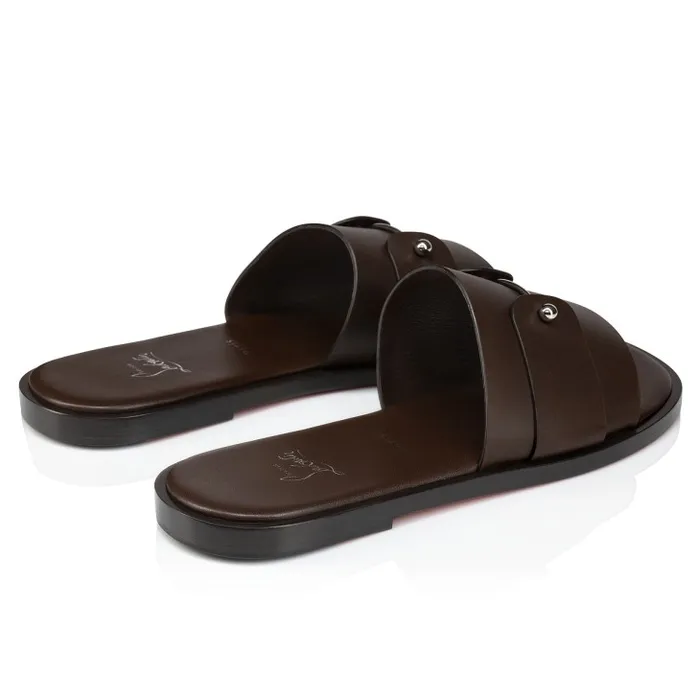 Christian Louboutin Sandals and Espadrilles Men Chambelimule Mules 8211 Calf Leather 8211 Cosme
