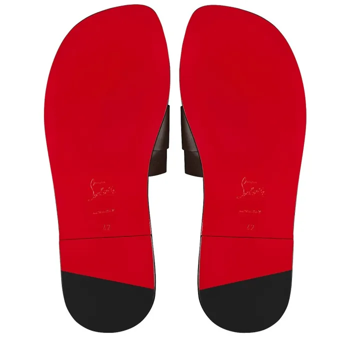 Christian Louboutin Sandals and Espadrilles Men Chambelimule Mules 8211 Calf Leather 8211 Cosme