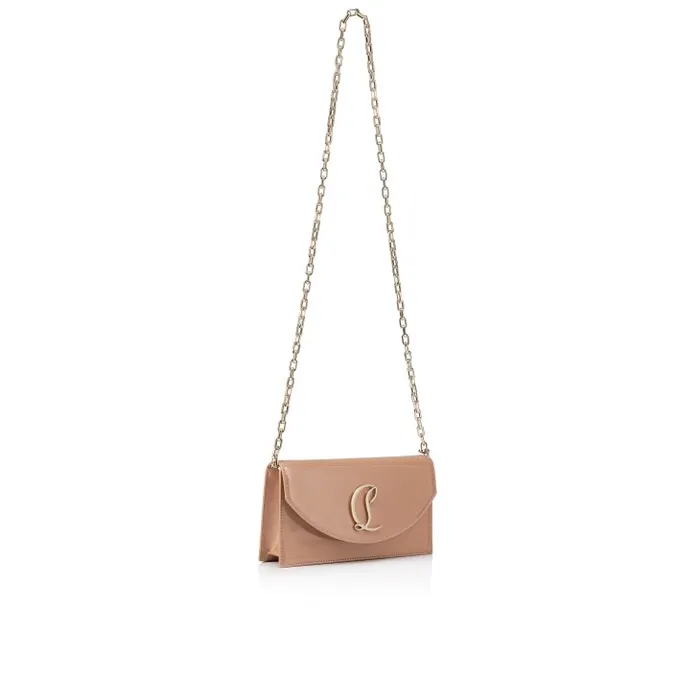 Christian Louboutin Shoulder Bags Women Loubi54 Clutch 8211 Patent Leather 8211 Blush