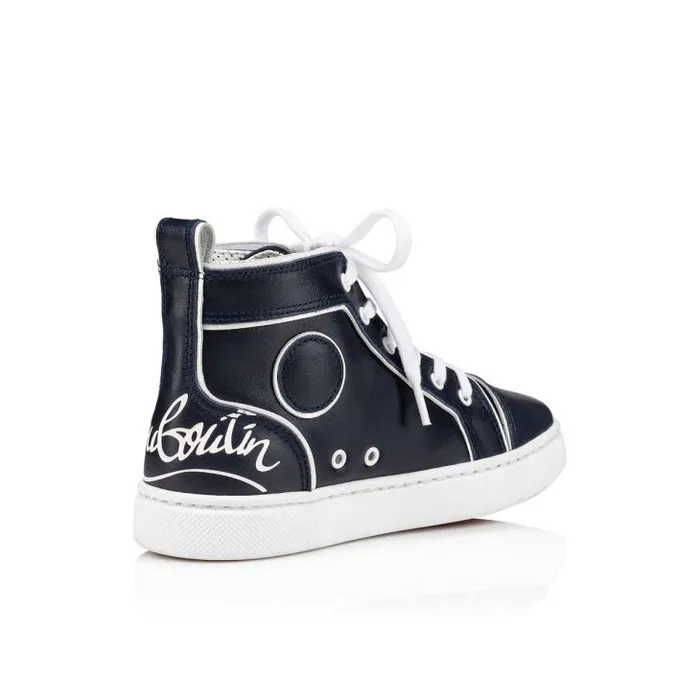 Christian Louboutin Sneakers Kids Funnytopi Hightop Sneakers 8211 Calf Leather 8211 Navy