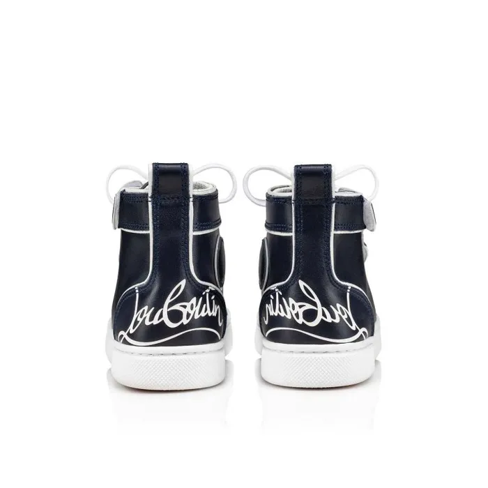 Christian Louboutin Sneakers Kids Funnytopi Hightop Sneakers 8211 Calf Leather 8211 Navy