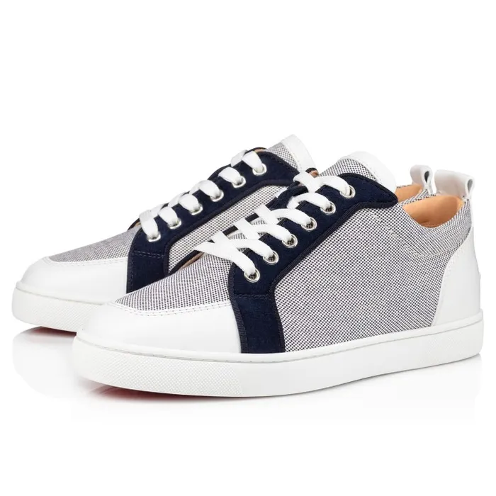 Christian Louboutin Sneakers Men Rantulow Sneakers 8211 Calf Leather Cotton And Veau Velours 8211 Navy Christian Louboutin Sneakers Men Rantulow Sneakers 8211 Calf Leather Cotton And Veau Velours 8211 Navy