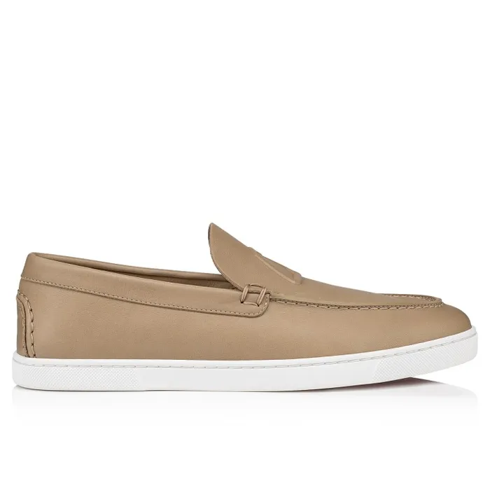 Christian Louboutin Sneakers Men Varsiboat Boat Shoes 8211 Calf Leather 8211 Saharienne