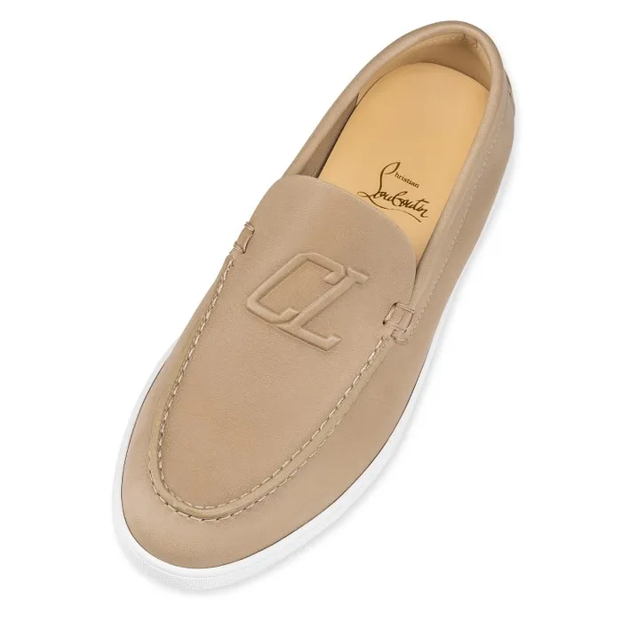 Christian Louboutin Sneakers Men Varsiboat Boat Shoes 8211 Calf Leather 8211 Saharienne