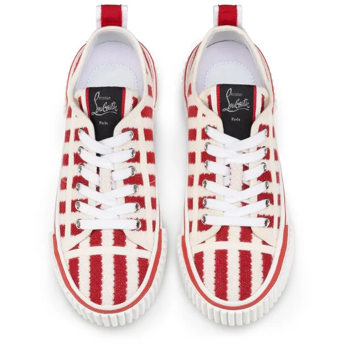 Christian Louboutin Sneakers Women Super Pedro 40 Mm Sneakers 8211 Malha Printed Fabric 8211 Loubi
