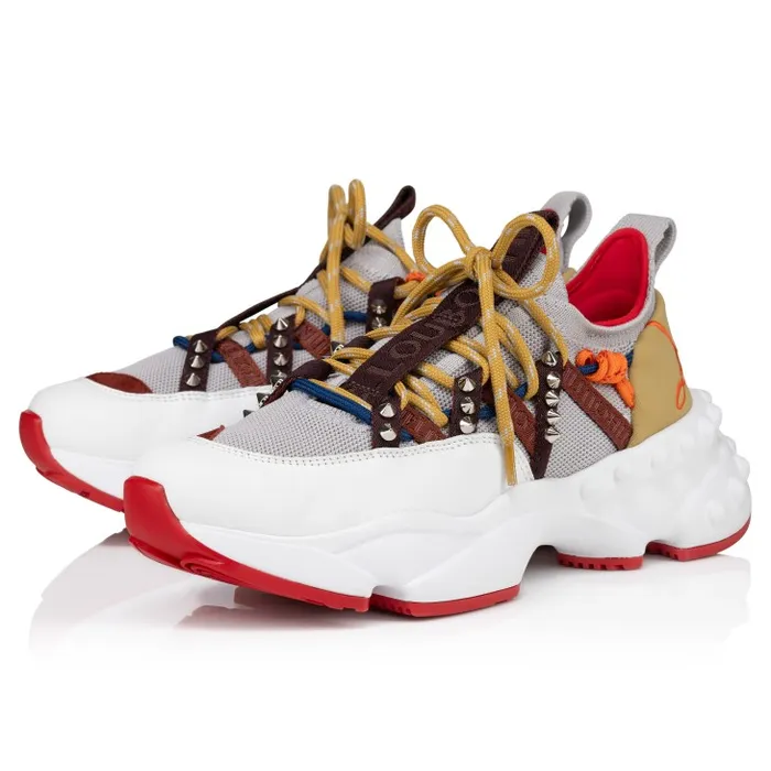 Christian Louboutin Sneakers Women Trailnrun Running Sneakers 8211 Calf Leather Suede And Fabric 8211 Goose