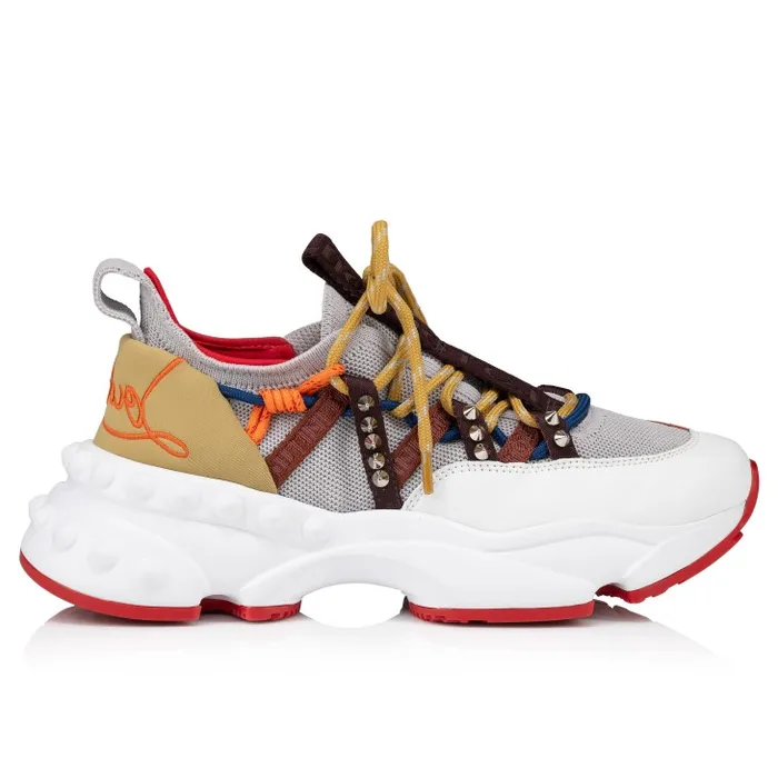 Christian Louboutin Sneakers Women Trailnrun Running Sneakers 8211 Calf Leather Suede And Fabric 8211 Goose