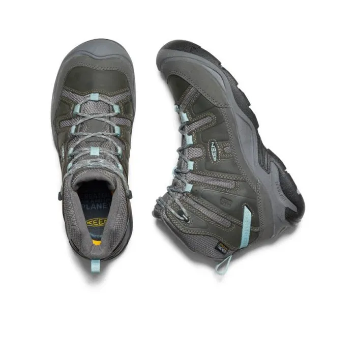 Circadia Waterproof Boot Wide Steel GreyCloud Blue Women KEEN Boots Circadia Waterproof Boot Wide Steel GreyCloud Blue Women KEEN Boots